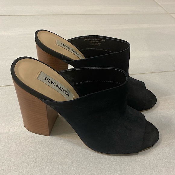 Steve Madden Open Toe Mules - Picture 1 of 4